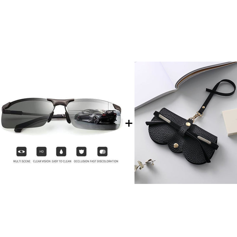 🥳2026 HOT SALE🥳💞50K+ SOLD!🕶️🌦️ Upgraded Photochromic Lenses 50% OFF! Anti-glare polarization meets smart light adaptation. A stylish, intelligent choice for your eyes. 💎😎