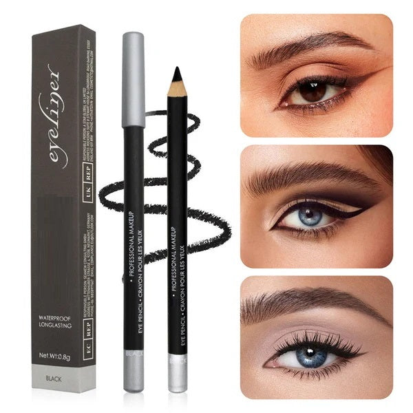 🔈🔈50% OFF NOW💜BUY 1 GET 1 FREE💜Wooden Waterproof Long-Lasting Hard Eyeliner