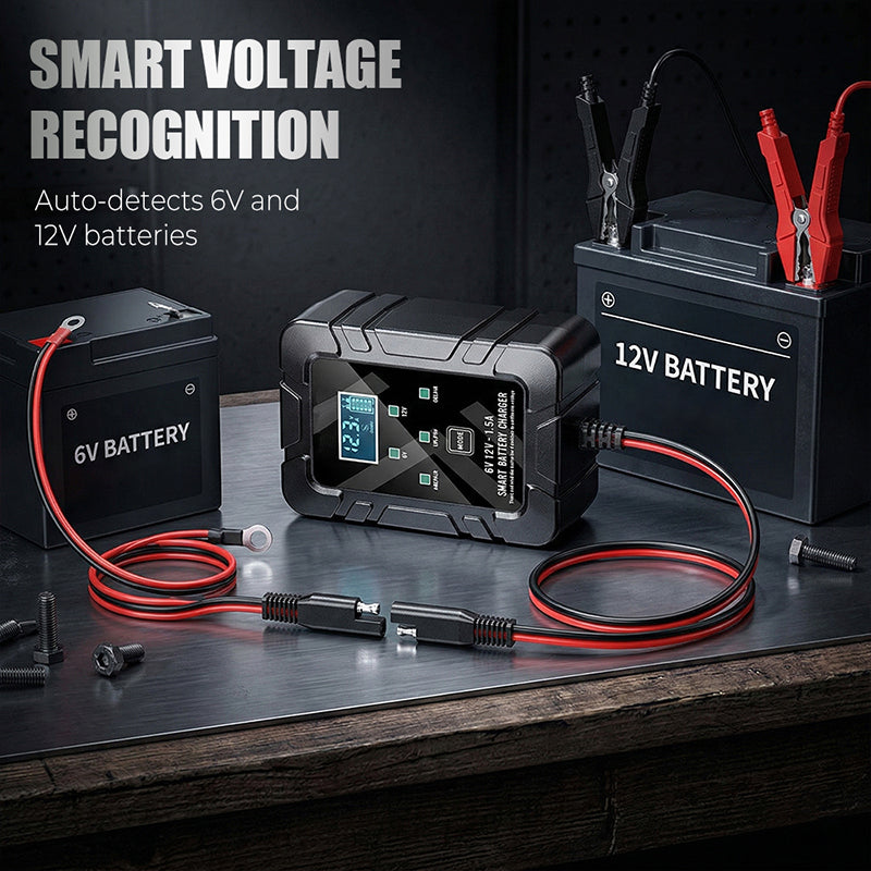 🔥Limited Time Promotion 50% OFF🔥1.5A 6V 12V Automatic Battery Charger