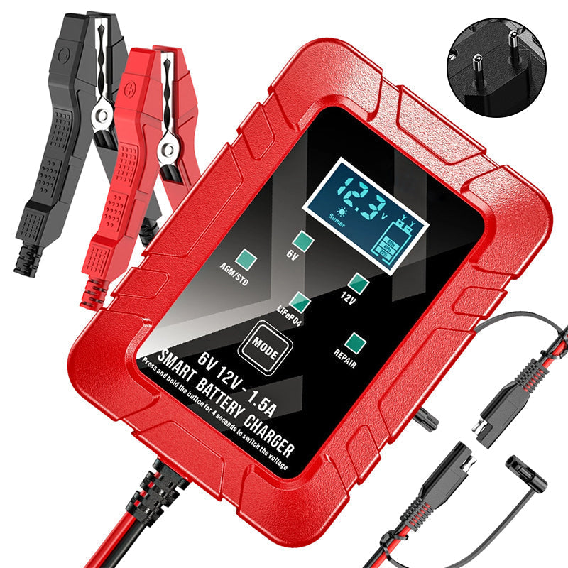 🔥Limited Time Promotion 50% OFF🔥1.5A 6V 12V Automatic Battery Charger