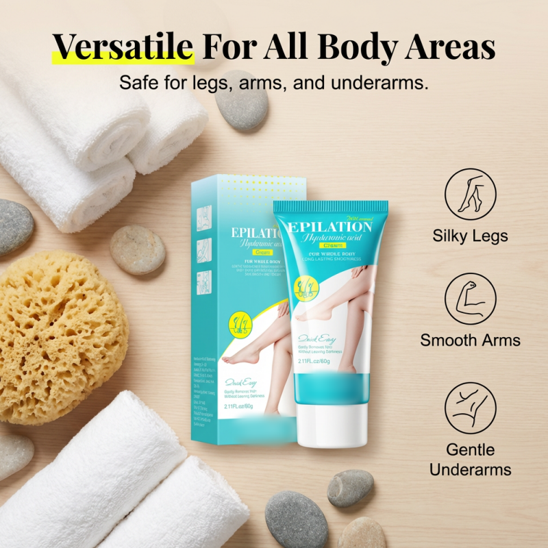🔥HOT SALE 50% OFF! Gentle Hair Removal Cream with Hyaluronic Acid