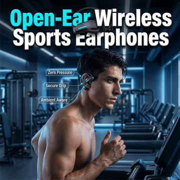 Open-Ear Bone Conduction Gaming Earphone